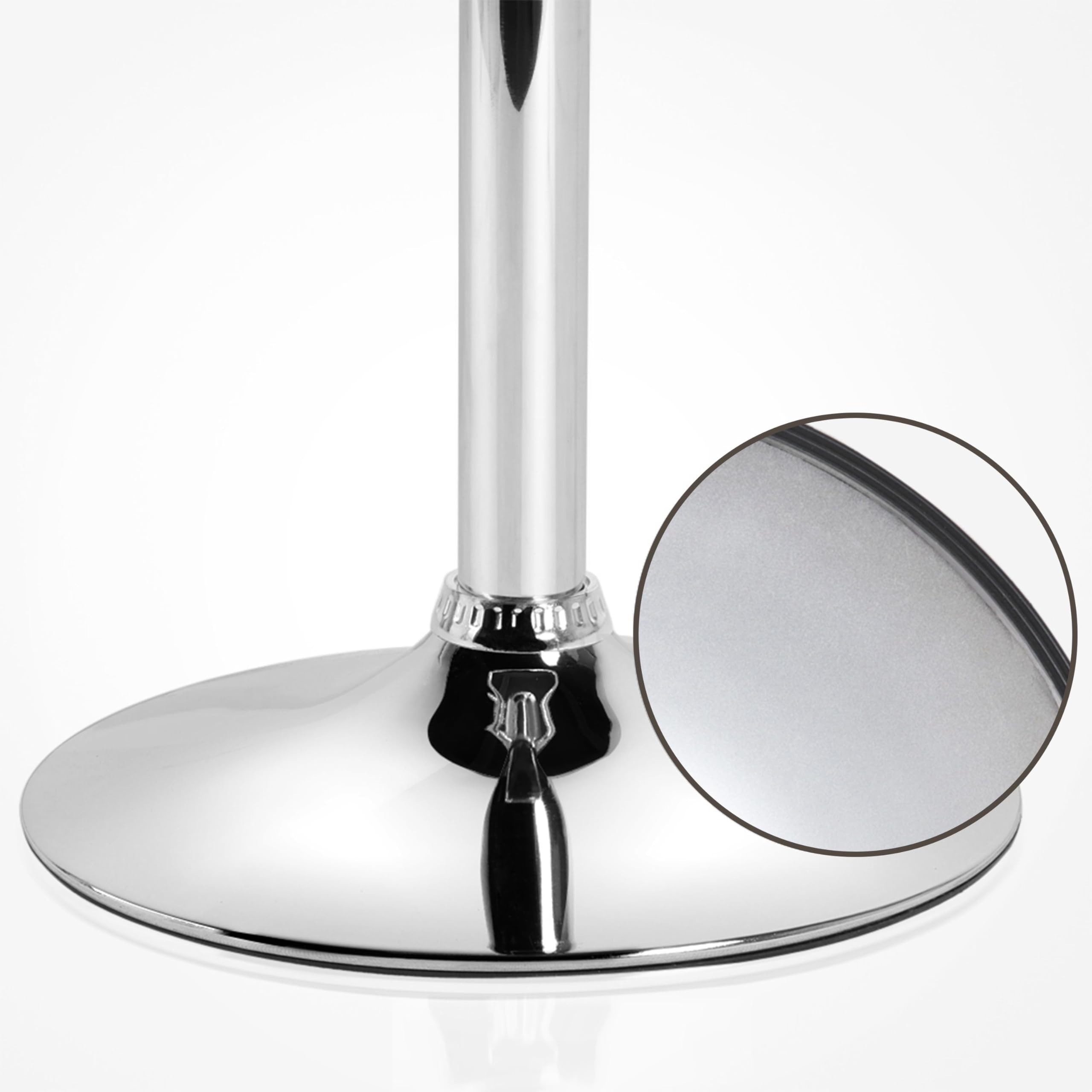 Yaheetech Bar Stools Set of 2, Adjustable PU Leather Swivel Barstools, Modern Counter Stools with Back and Footrest, Counter Height Barstools for Bar, Kitchen, Dining Room, Black