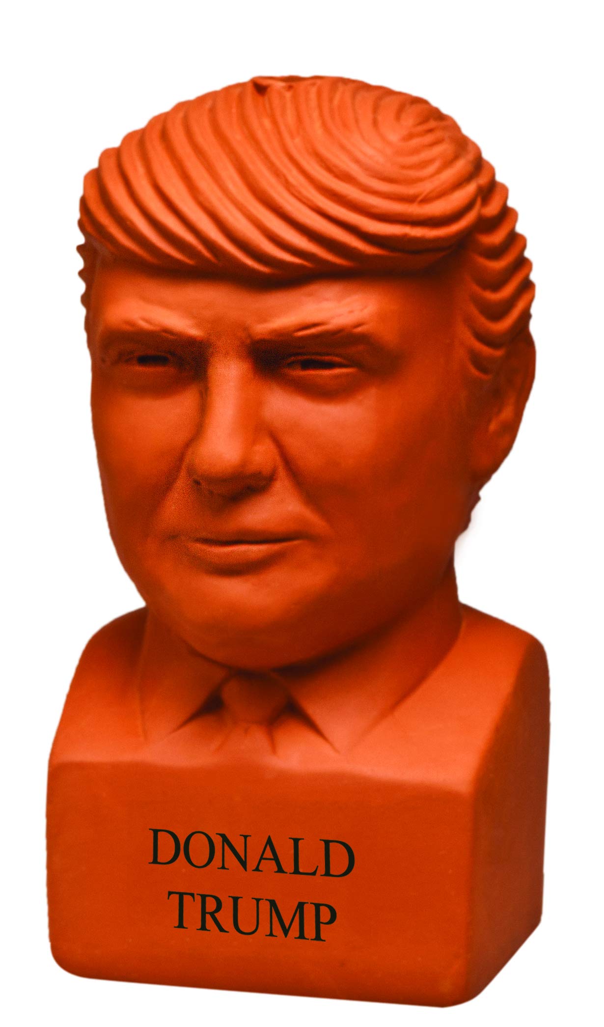 Chia Pet Donald Trump with Chia Seed Pack - Freedom of Choice - Decorative Presidential Pottery Planter, Easy to Do and Fun to Grow, Novelty Gift, Terra Cotta