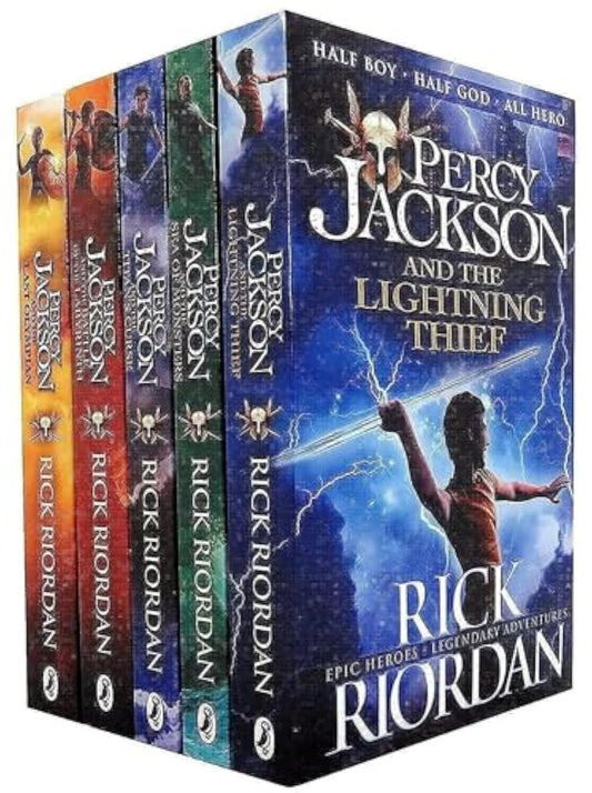 Percy Jackson X 5 Book Set Series Collection 5 Book Set