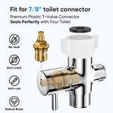 Arofa Handheld Toilet Bidet Sprayer for Toilet-Adjustable Water Pressure Control with Bidet Hose for Feminine Wash, Stainless Steel Brushed Nickel Cloth Diaper for Baby Wash