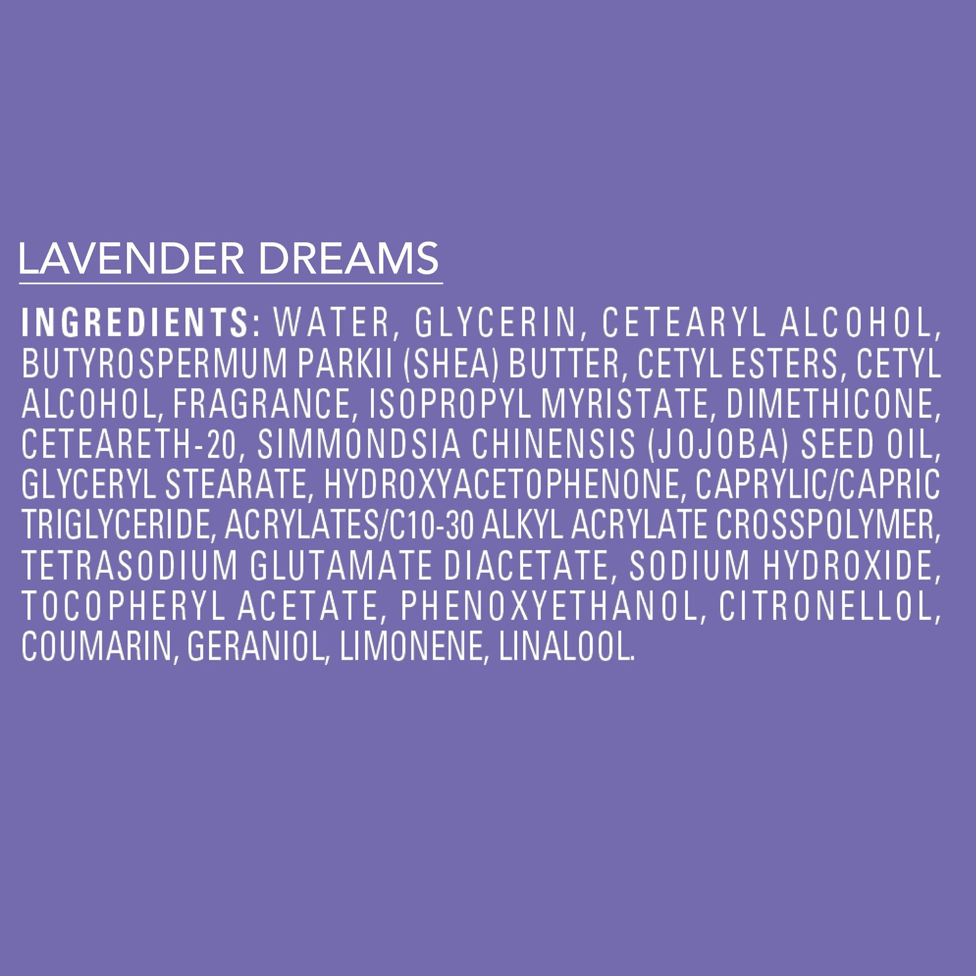 Jergens Shea Fusion Lavender Dreams Body Lotion, Moisturizer with Shea Butter & Vitamin E, 14 Fl Oz