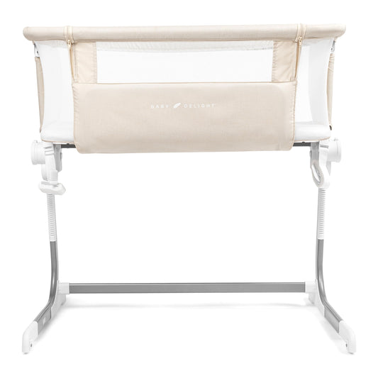 Baby Delight Beside Me Dreamer Bassinet | Bedside Sleeper | 8-Position Height Adjustment | Golden Grain