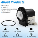 4681EA2001T Washer Drain Pump Motor Compatible with Kenmore and LG Washers - Replaces Part Numbers AP5328388, 4681EA1007G, 2003273, 4681EA1007D, 4681EA2001N and More, Figure 6 is the Compatible Model.