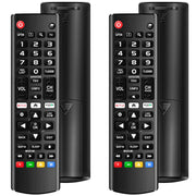 (Pack of 2) Universal Remote for LG Smart TV, Compatible with All LG TV Remote Control LCD LED OLED UHD HDTV 3D 4K Smart TV Models, Replacement Remote for LG Smart TV with Netflix Amazon Shortcuts Key