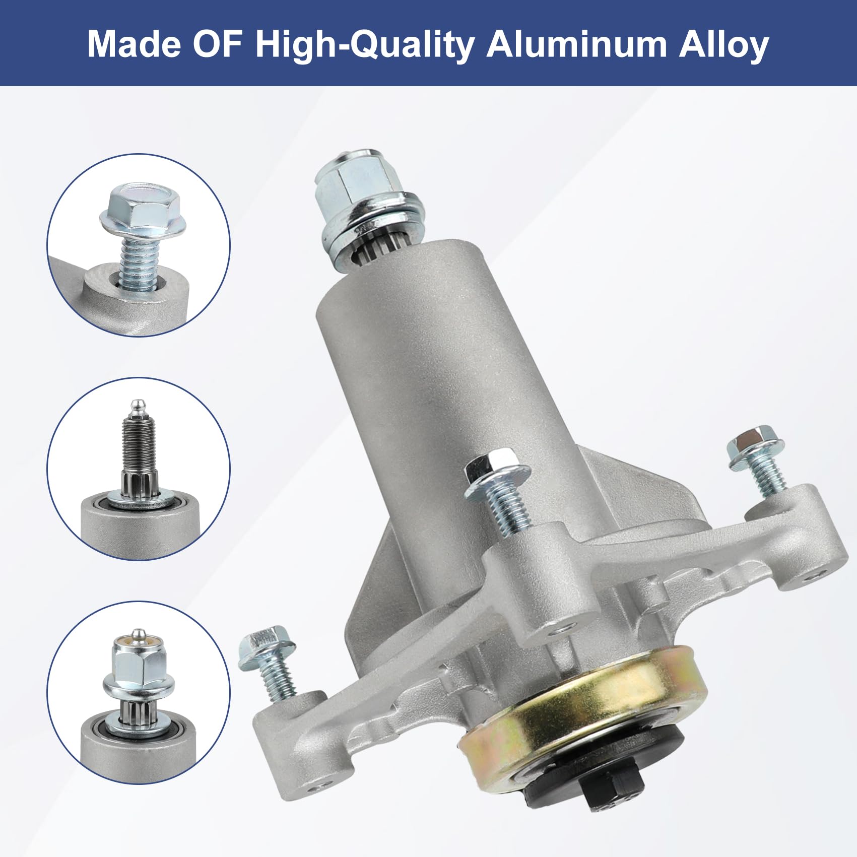 187292 192870 532187281 532187292 567253301 587819701 587125401 Husqvarna yth22v46 yth24v48 Spindle 187292 Mandrel Assembly Husqvarna 42" 46" 48" 54" Mower Deck Spindle Craftsman 2200 567253301