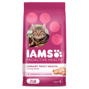 IAMS Proactive Health Adult Urinary Tract Health Dry Cat Food with Chicken, 7 lb. Bag