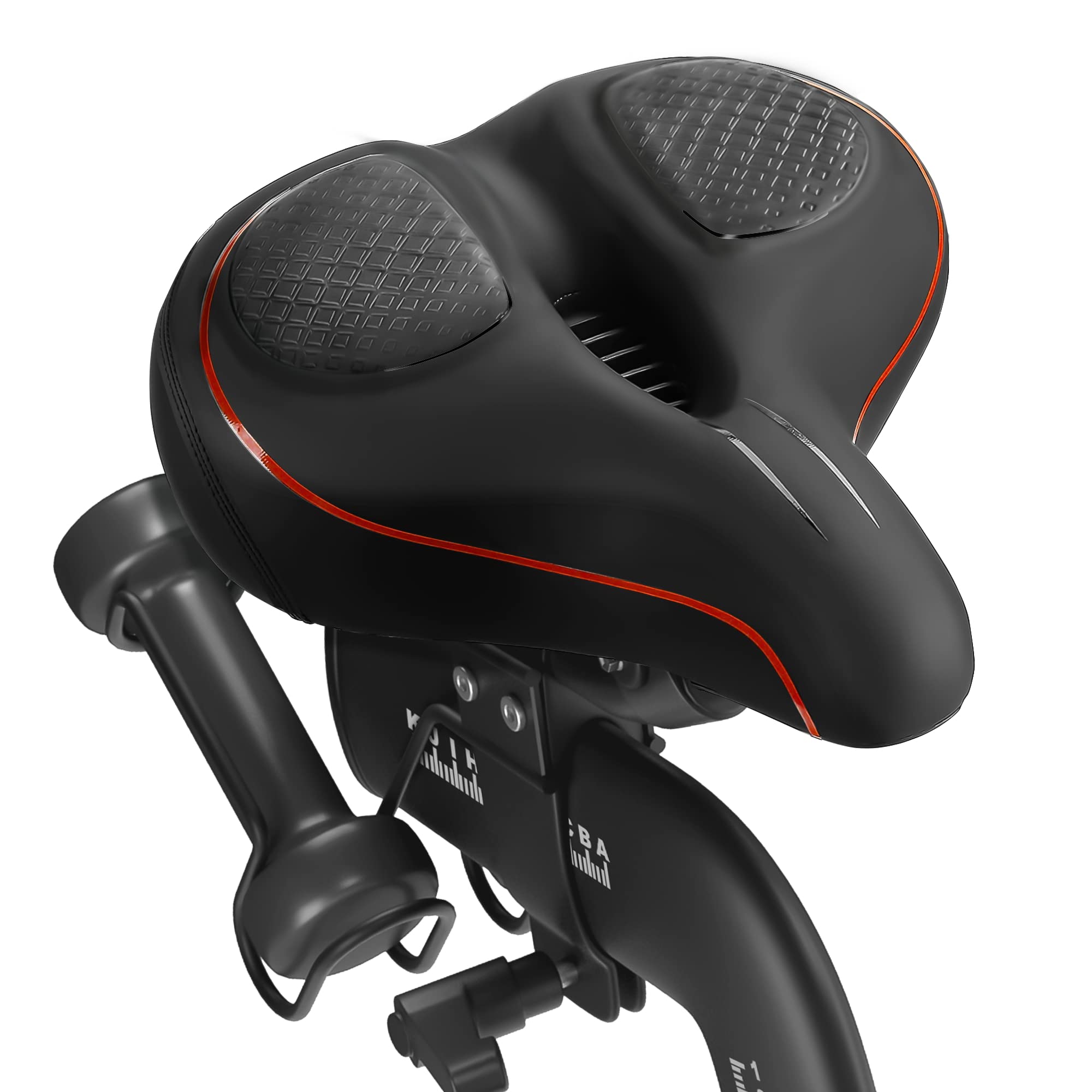 مقعد دراجة كبير الحجم لدراجات Peloton Bike & Bike+، وسادة مقعد مريحة متوافقة مع دراجات Peloton أو دراجات الطريق أو دراجات التمرين، بديل سرج دراجة عريض للرجال والنساء، إكسسوارات لدراجات Peloton