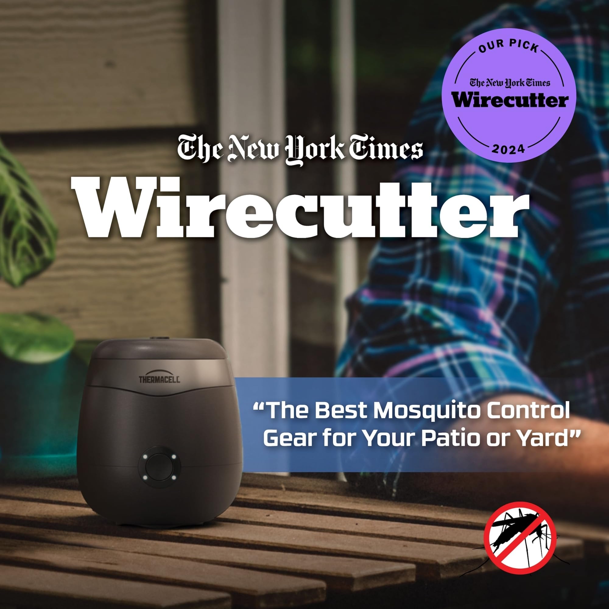 Thermacell Mosquito Repeller E-Series Rechargeable with 20' Mosquito Protection Zone; Up to 9-Hr Battery Life; Includes 12-Hr Refill; Flame or Scent; DEET-Free Bug Spray Alternative