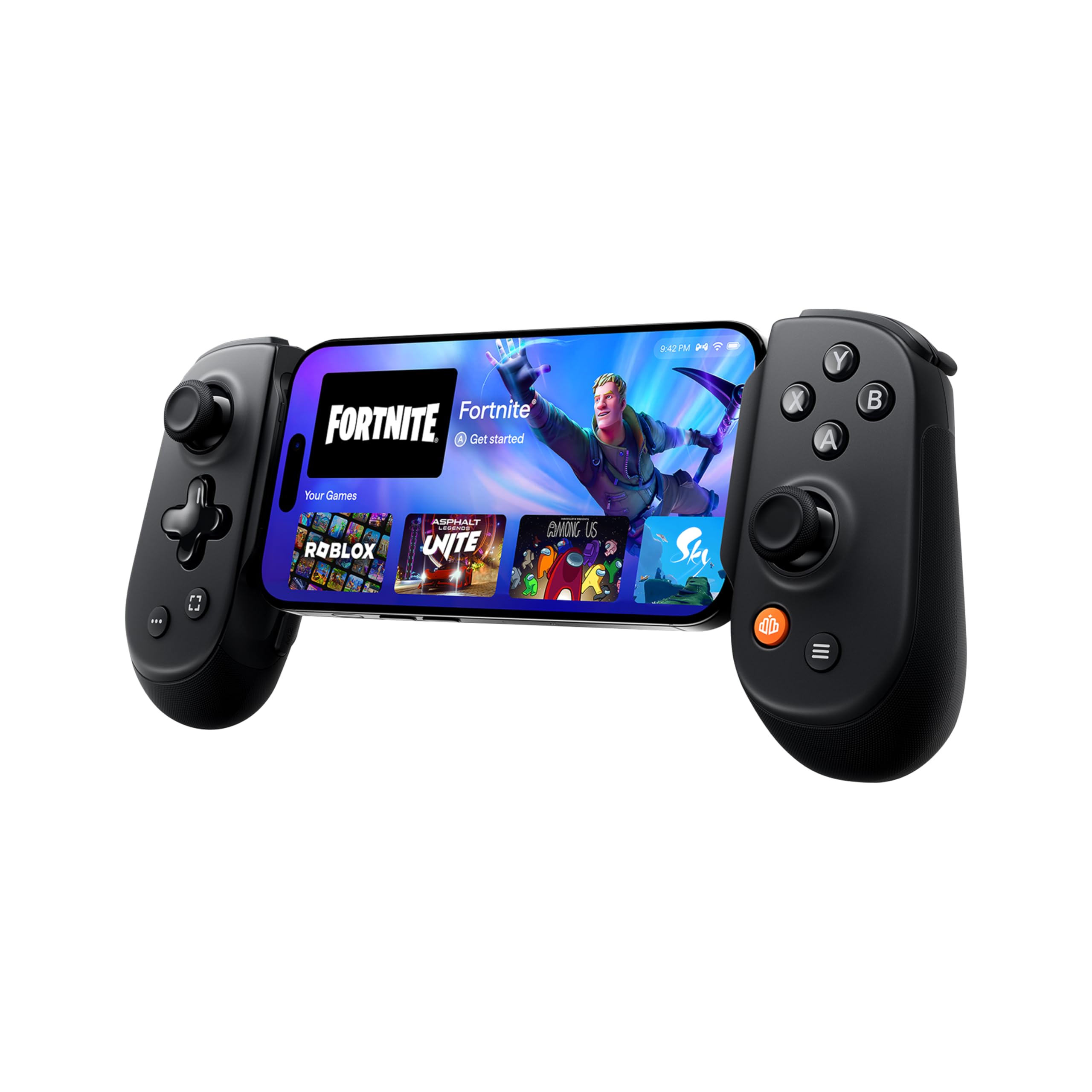BACKBONE Pro Mobile Gaming Controller for iPhone 15/16 Series+ and Android, USB-C & Bluetooth, Play Anywhere on Any Screen, Premium Quality & Pro-Level Comfort, Android & iPhone Game Controller