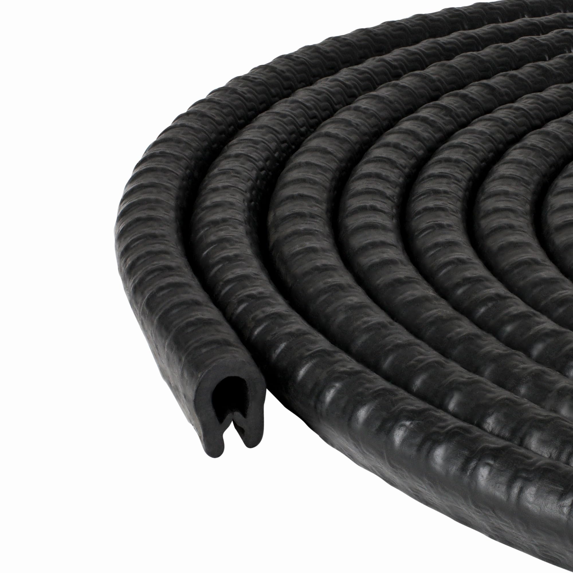 Edge Trim Black Small, Fits Edge 1/16 to 1/8 Inch, Length 10 Feet (3.05 Meter)