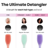 Tangle Teezer Ultimate Detangler Hairbrush for Wet & Dry Hair, Eliminates Knots & Reduces Breakage for All Hair Types, Millennial Pink