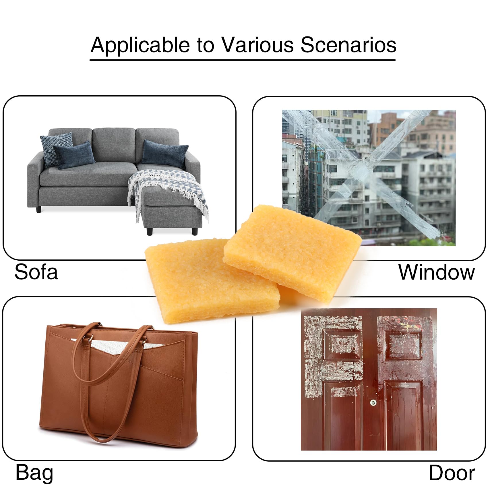 2pcs Glue and Residue Eraser Rubber Cement Cleaner for Removing Adhesive and Residues from Paper Plastic and More