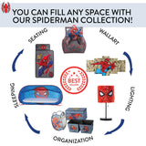 "Idea Nuova Marvel Spiderman Pop Up Hamper with Durable Carry Handles, 21"" H x 13.5"" W X 13.5"" L", red