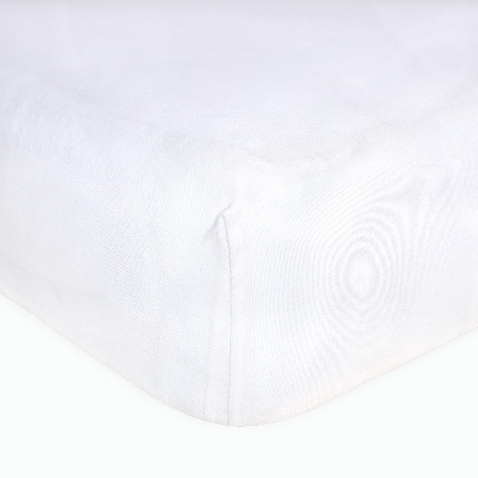 Burt's Bees Baby Essential Organic Cotton Fitted Crib Sheet, Breathable for Boy Girl Standard Crib & Toddler Mattresses