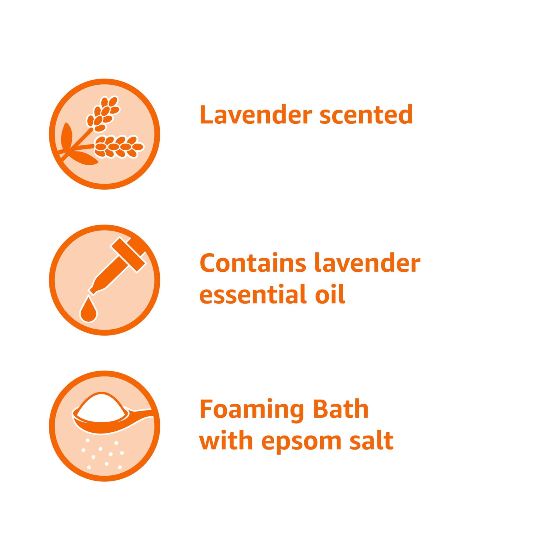 Amazon Basics Lavender Scented Foaming Bath with Essential Oil, 34 Fluid Ounce