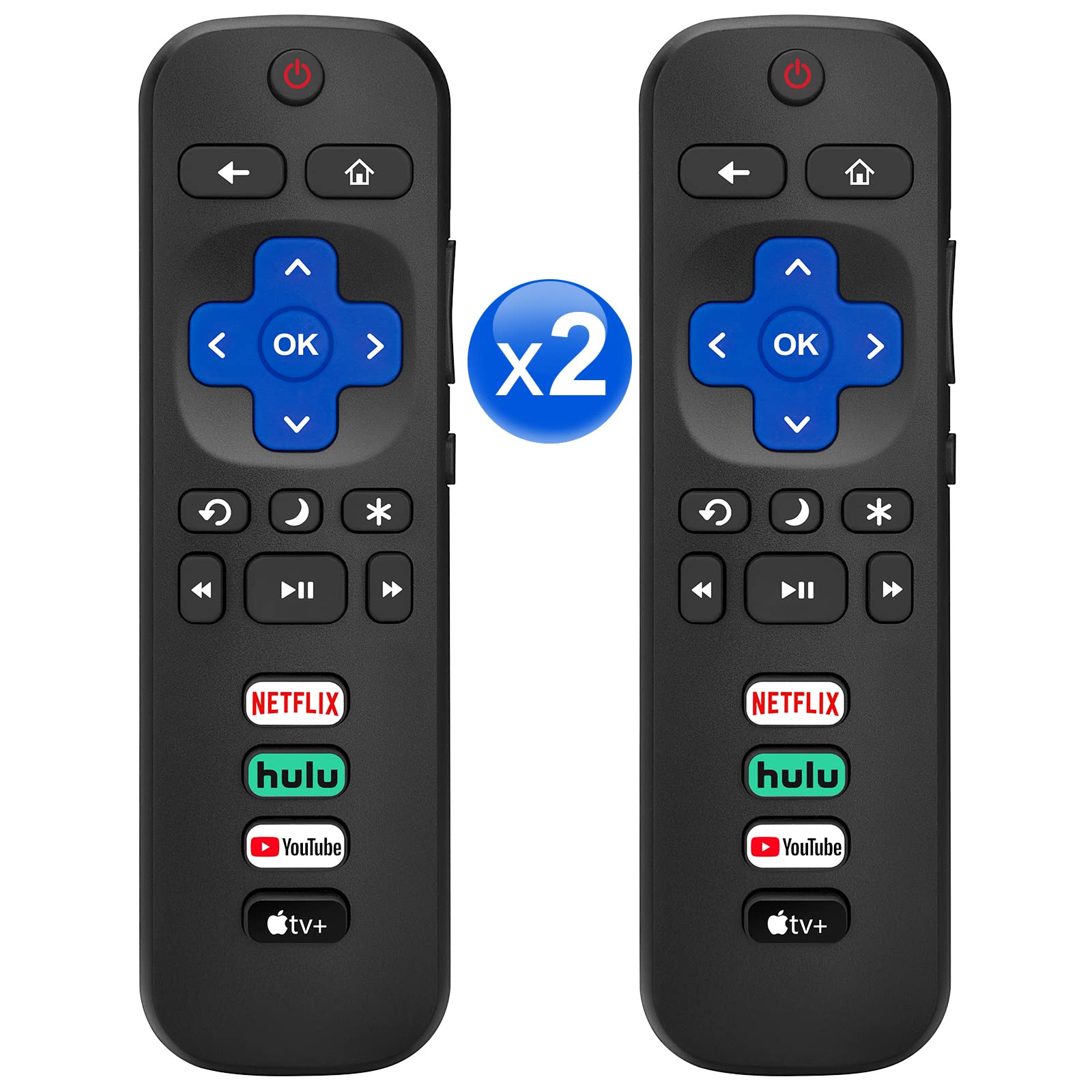 【Pack of 2】 for Samsung Smart TV Remote Control Replacement,Universal for All Samsung TVs