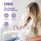 CoBoo Breast Pump Flange Spray | Helps Sore Nipples & Clogged Milk Ducts | Skin Lubricant for Breast Pumping | Apply Pumping Spray Directly to Shields | Vegan & Lanolin Free | (2 Fl Oz)