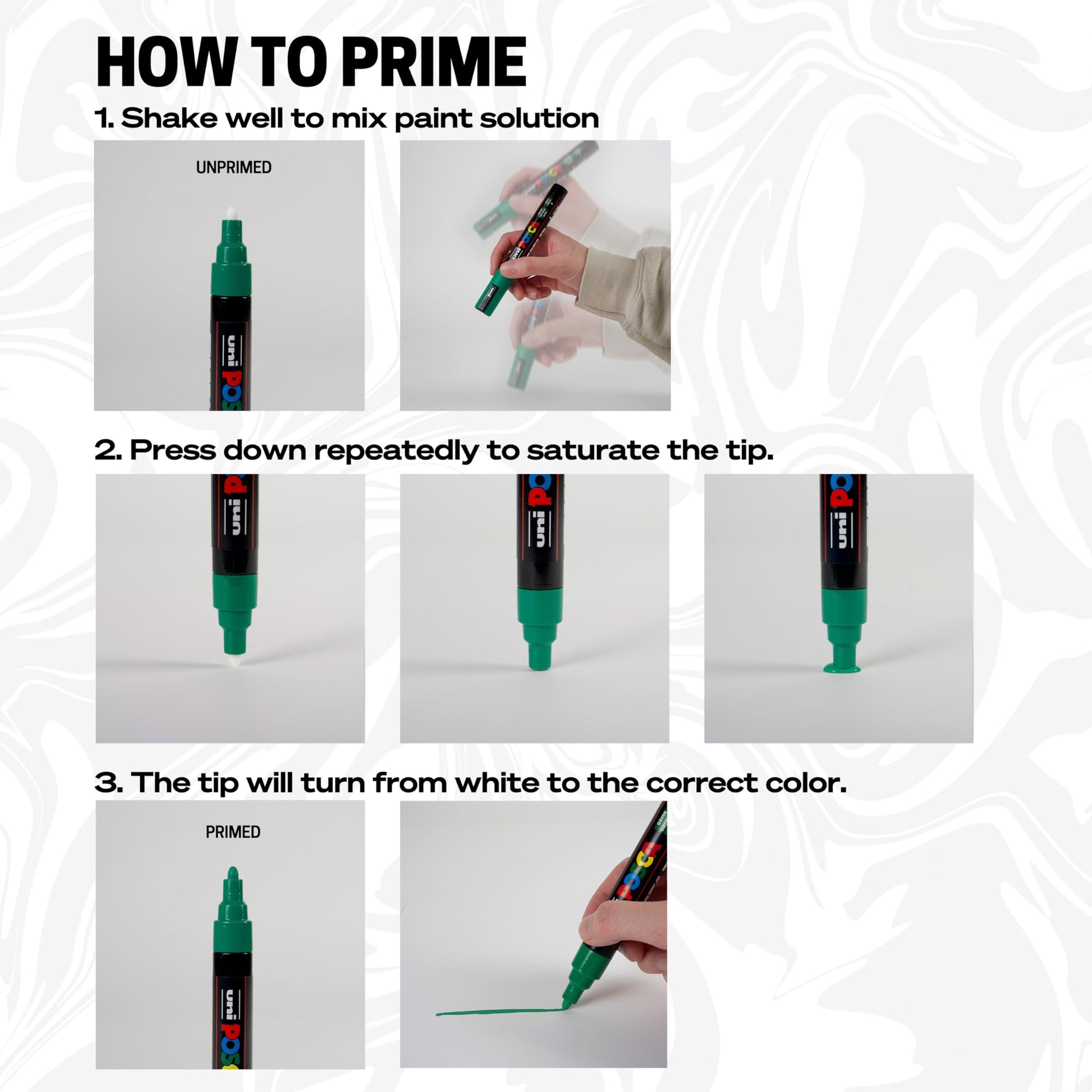 8 Paint Markers, 3M Fine Posca Markers with Reversible Tips, Acrylic Paint Pens for Art Supplies, Fabric Paint