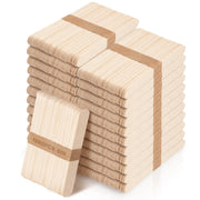 1200 Pieces Jumbo Wooden Craft Sticks, 6 Inch Multi-Purpose Wood Popsicle Craft Sticks Ice Cream Sticks, Small Ice Pop Sticks for Waxing, Stirring, Craft Project, Tongue Depressor, Plant Labels