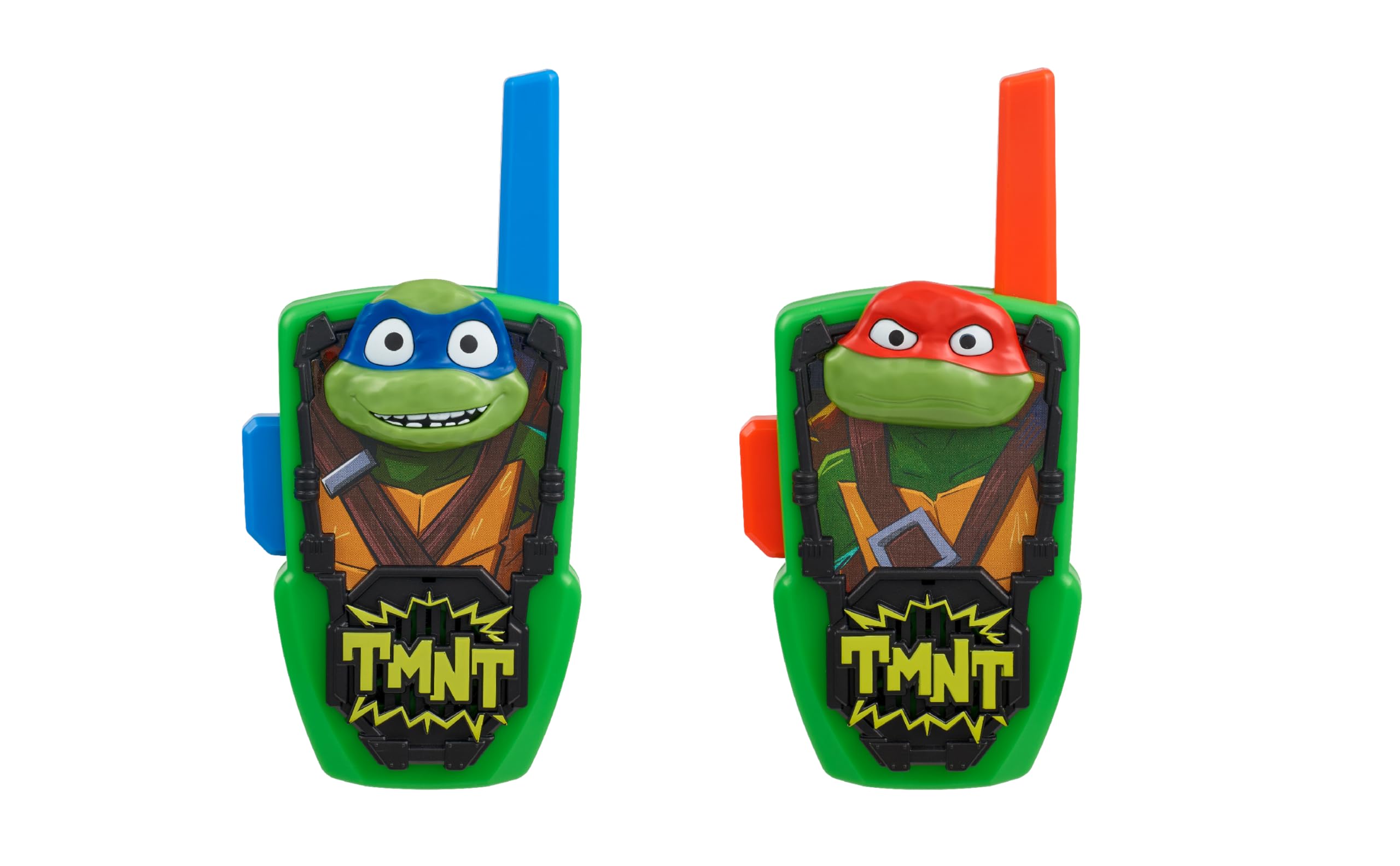 eKids Teenage Mutant Ninja Turtles Toy Walkie Talkies for Kids, Static Free Indoor and Outdoor Toys for Boys, Designed for Fans of Ninja Turtles Toys