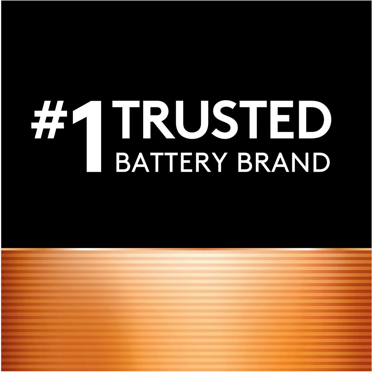 Duracell Coppertop D Batterien, 8er-Pack, D Batterie mit langanhaltender Energie, Allzweck-Alkaline D Batterie für Haushalts- und Bürogeräte