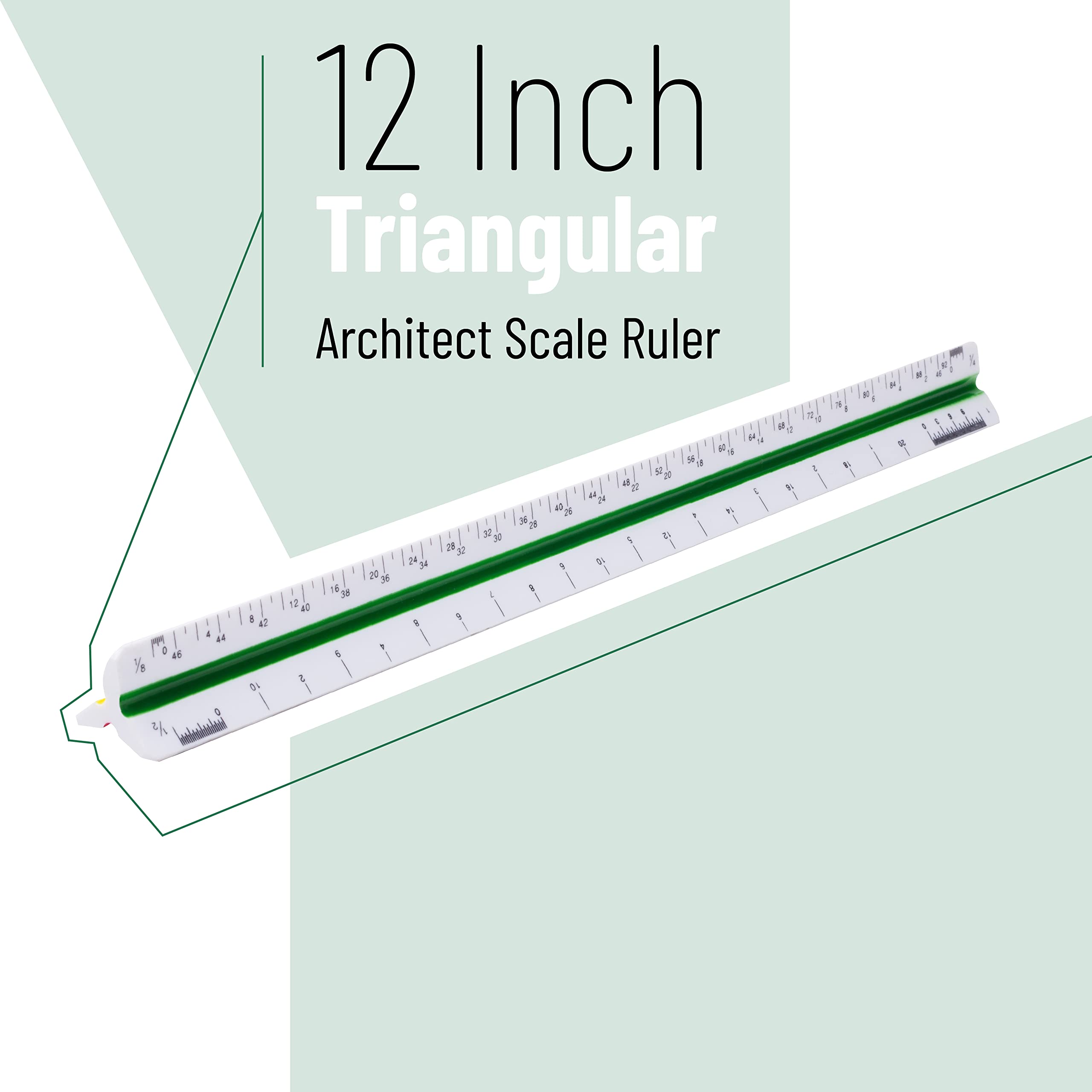 Mr. Pen Architectural Scale Ruler, 12" Plastic Architect Scale, Back to School Supplies