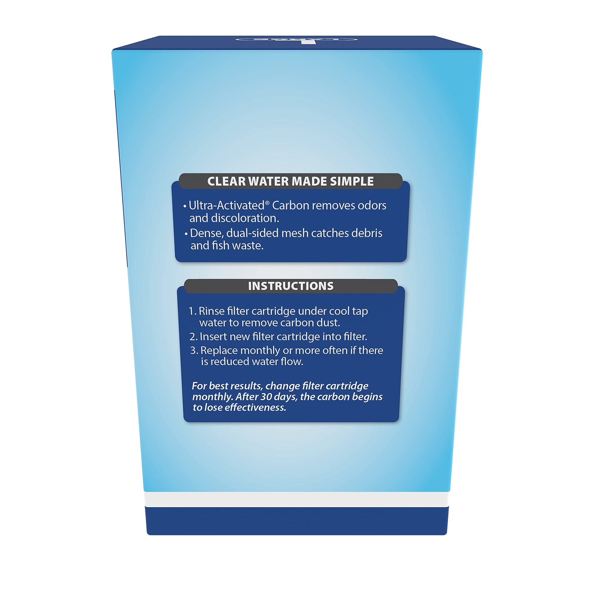 Tetra Whisper Bio-Bag Filter Cartridges For Aquariums - Ready To Use BLUE, Large, 3 Count (Pack of 1)