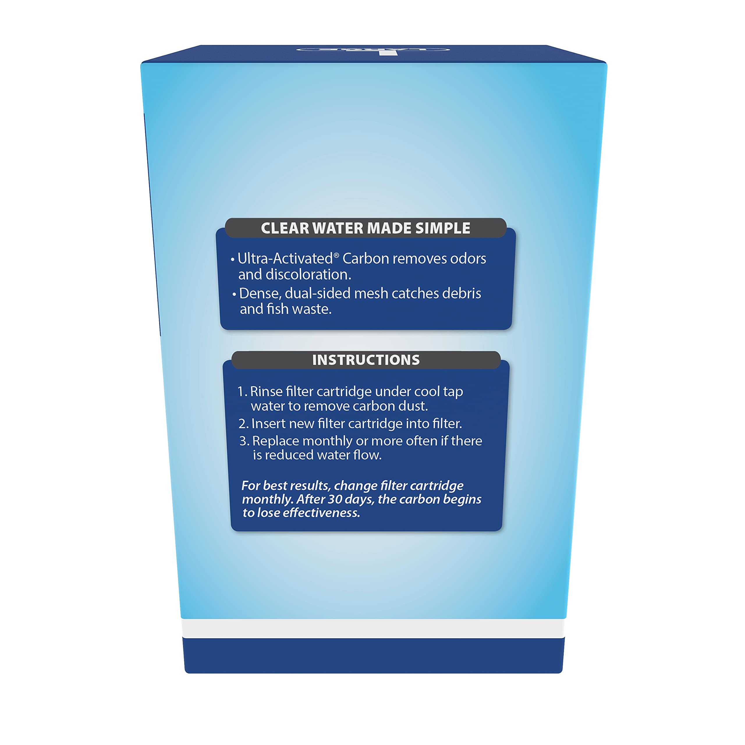 Tetra Whisper Bio-Bag Filter Cartridges For Aquariums - Ready To Use BLUE, Large, 3 Count (Pack of 1)