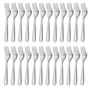 24 Pieces Dinner Forks Set (7.1 inch), Unokit Silver Stainless Steel Dinner Forks Set of 24, Forks Silverware, Flatware Forks for Home, Kitchen or Restaurant - Mirror Polished, Dishwasher Safe