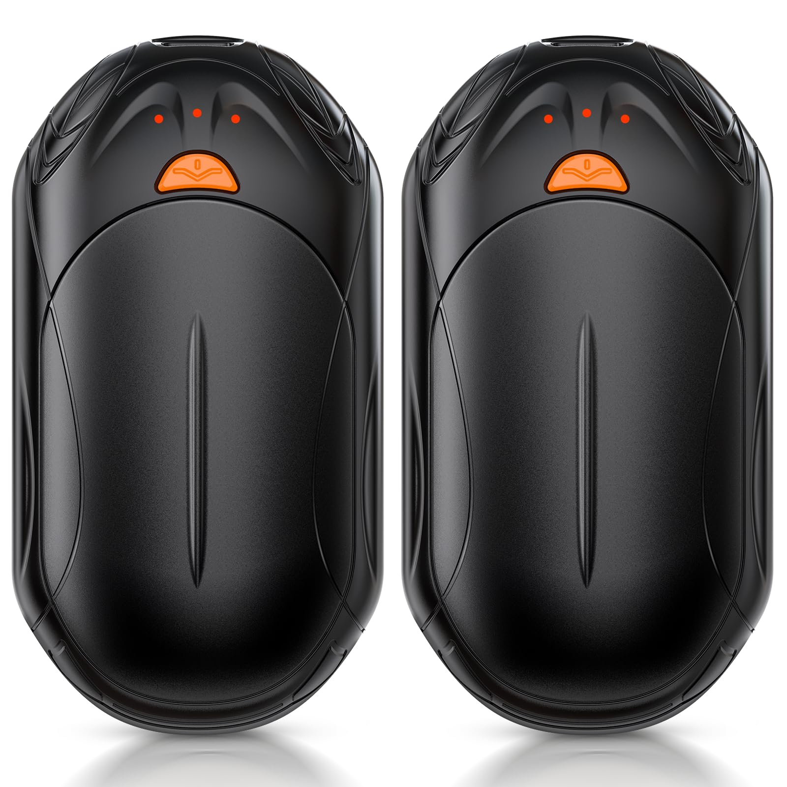 KI Handwärmer Wiederaufladbar 2er-Pack, 20 Std. Lang Sichere Wärme, KI Smart Chips Elektrische Handwärmer, Tragbarer Taschenwärmer, Geschenke für Weihnachten, Outdoor, Golf, Jagd, Camping Zubehör