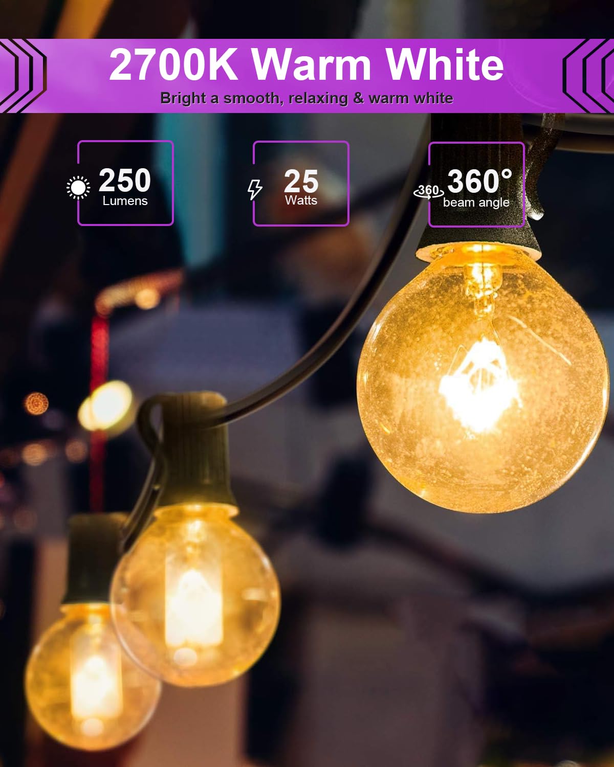 Scentsy Light Bulbs for Warmer - 25 Watt Bulb for Full Size Wax Melt Warmers, Replacement Bulb for Wax Warmer Burner Candle Warmer - G16 1/2 Globe Bulbs (6 Packs)