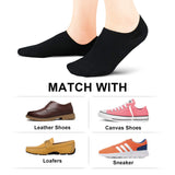 wernies No Show Socks Women Low Socks Short Socks for Flats Non Slip Thin Liner Socks, 5-8