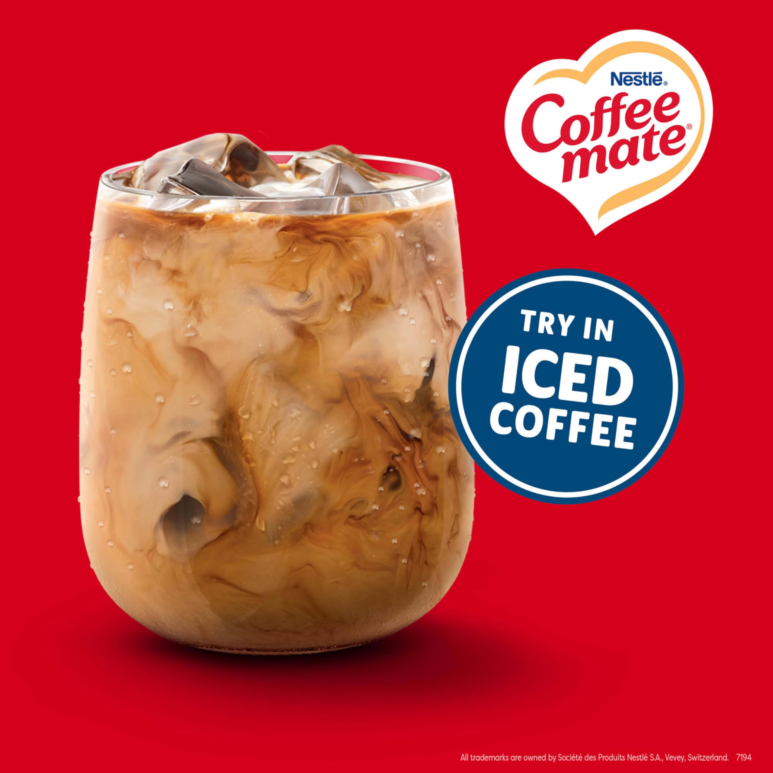 Nestle Coffee mate Creamer Singles Variety Pack, Original, French Vanilla, Hazelnut, Non Dairy, No Refrigeration, 0.375 fl oz Tubs, 150 Count (Pack of 50 Per Flavor)