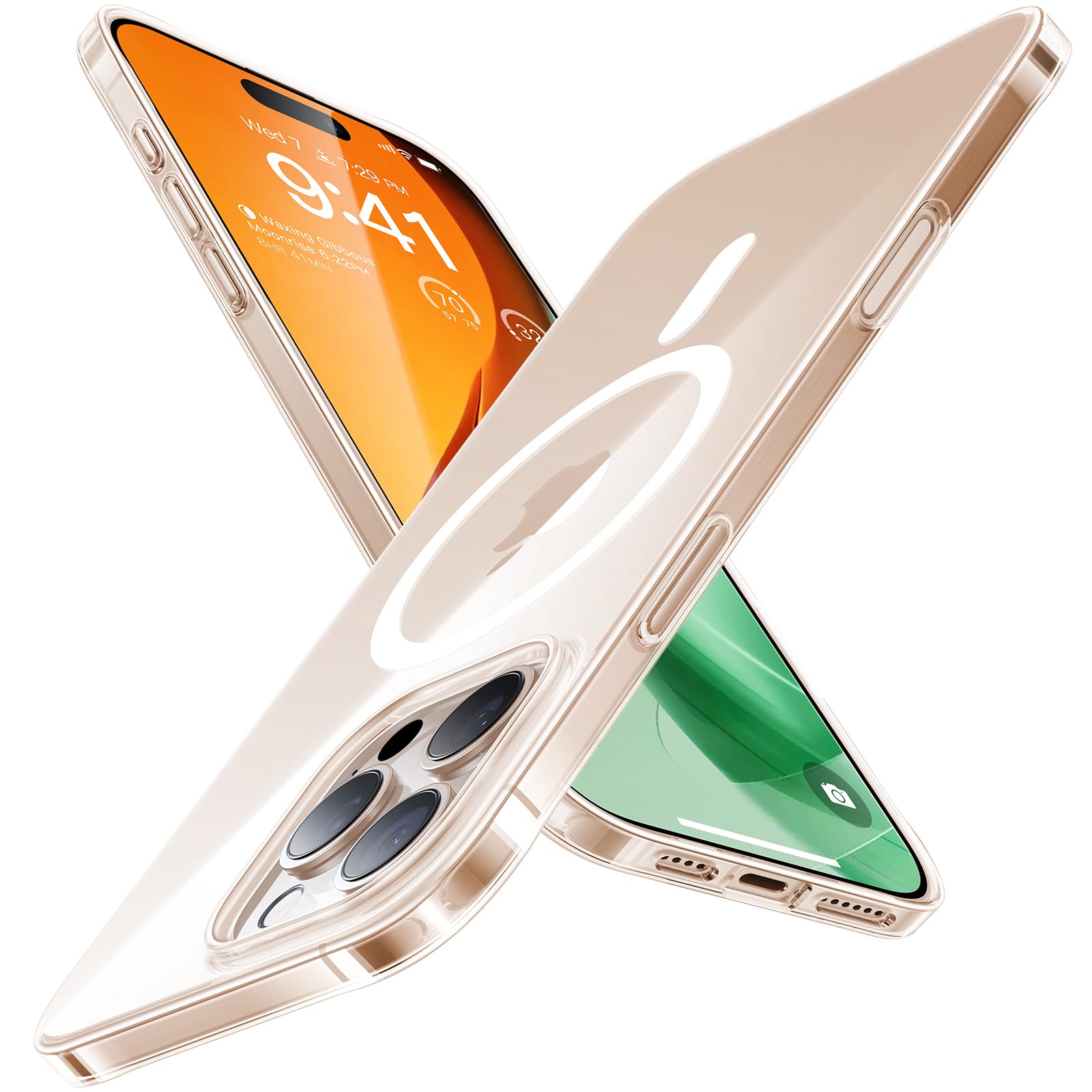 TORRAS Magnetic Slim-Fit for iPhone 16 Pro Max Case, Ultra-Thin 16 ProMax Phone Case Compatible with MagSafe, Light Anti-Scratch Matte Hard PC Bayer 6.9 inch OriginFit, Black