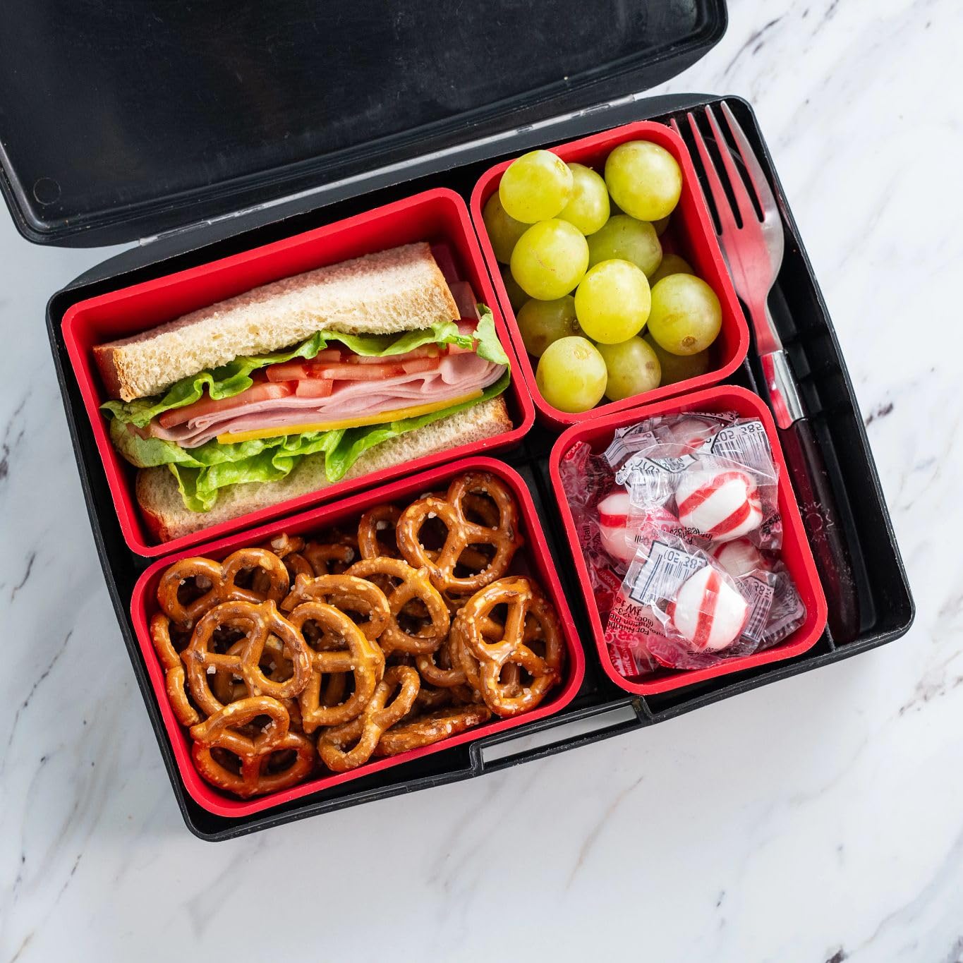 Brach's Soft Peppermint Candy, Individually Wrapped Pieces, 61.7 oz Carton (350 Pieces)