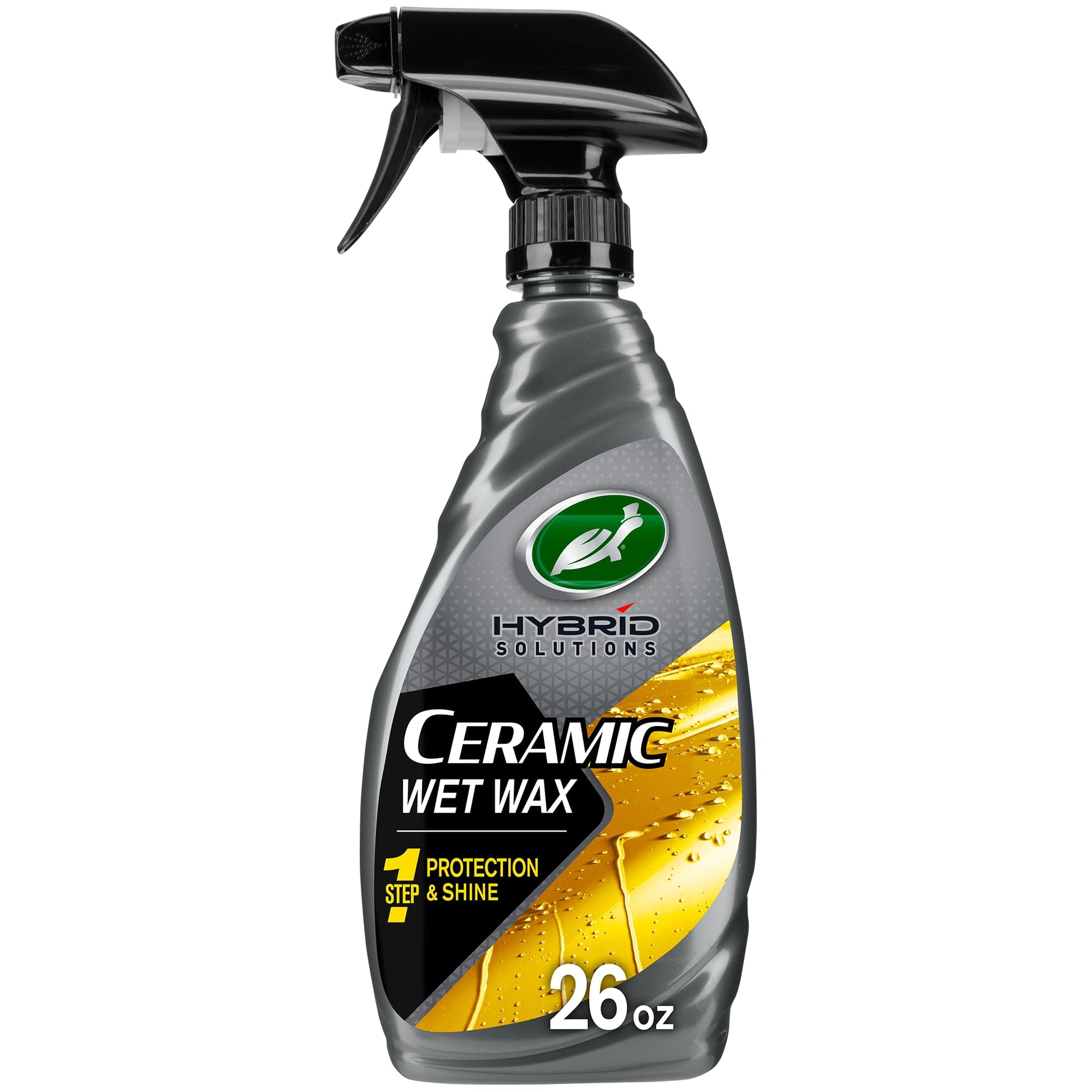 53410 Hybrid Solutions Ceramic Wet Wax, 1-Step Shine and Protection, Extreme Water Beading, Keeps Vehicle Cleaner for Longer, No Streaks, 26 oz.