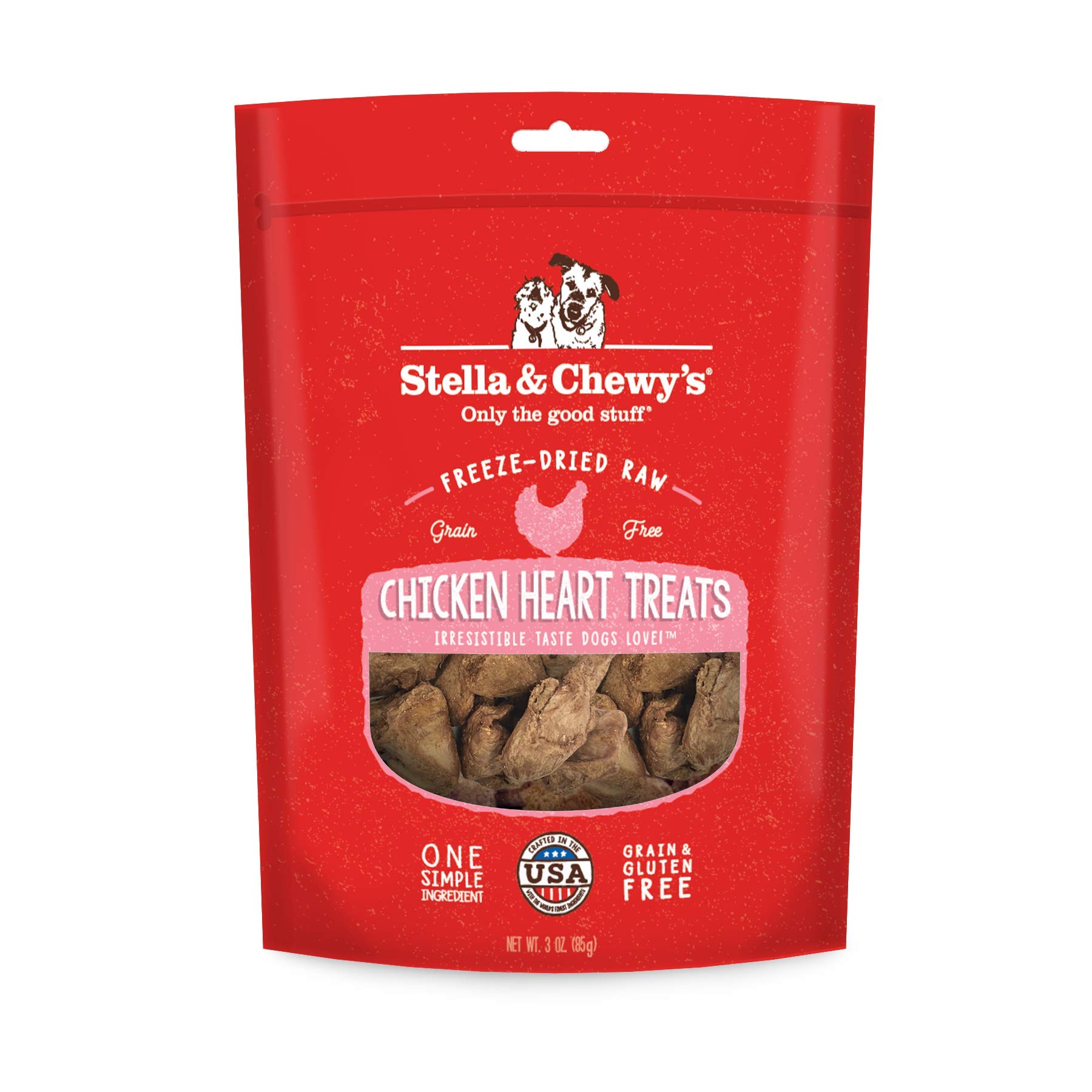 Stella & Chewy's Freeze-Dried Raw Single Ingredient Chicken Breast Treats, 2.75 oz. Bag