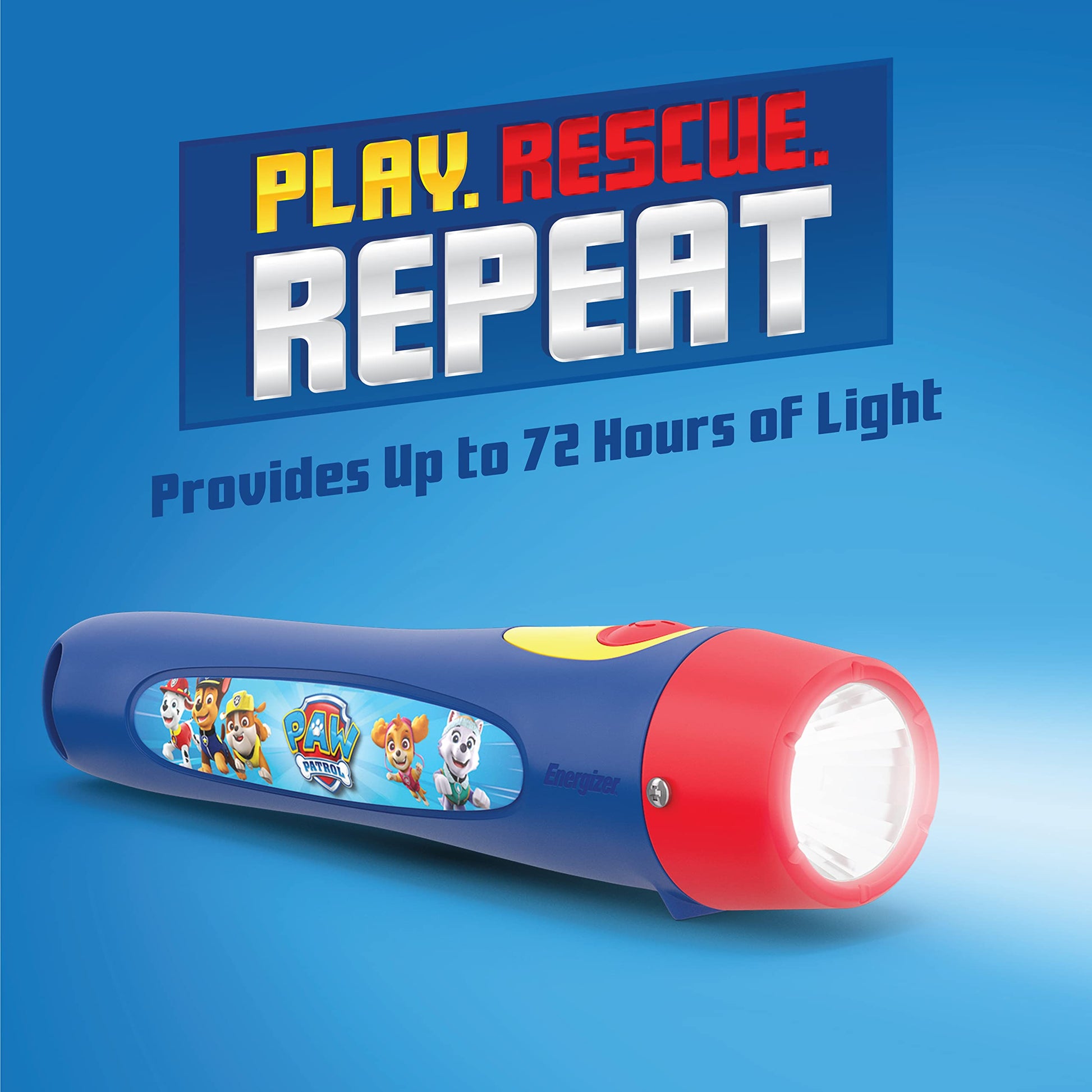 Energizer PAW Patrol Flashlights (2-Pack), Paw Patrol Toys for Boys and Girls, Great Lightweight LED Flashlights for Kids (Batteries Included)