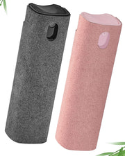 Car Screen Cleaner Travel Cleaning Kit 2in1 Touchscreen Mist Cleaner Spray and Wipe for Phone iPad MacBook AirPods Car Display Cellphones Tablet Versatile Cleaners (2 Units)