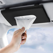 Car Tissue Holder - Tissue Holder for Car with High-End Lotion Facial Tissues,Car Napkin Holder,Napkin Holder for Car,Car Visor Tissue Dispenser,Leather Tissue Holder in car - Sun Visor Accessory.