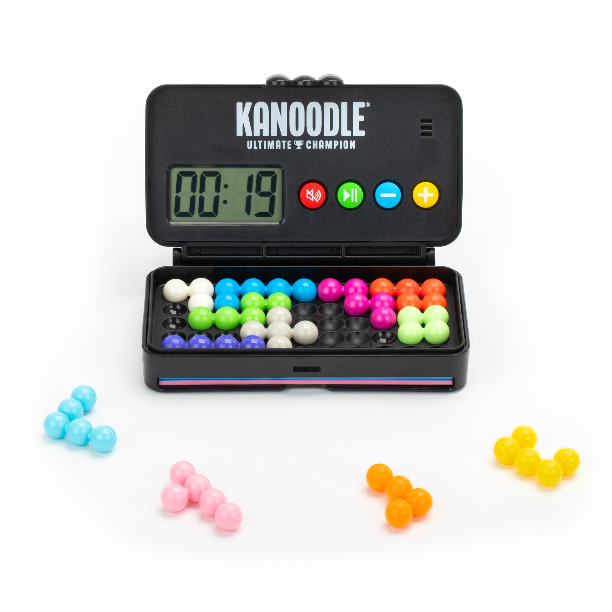 Educational Insights Kanoodle Ultimate Champion - 3D Brain Teaser Puzzle with Timer, Handheld Travel Games & Toys for Single Player, Challenging Logic Puzzles & Gifts for Kids, Teens & Adults Ages 7+