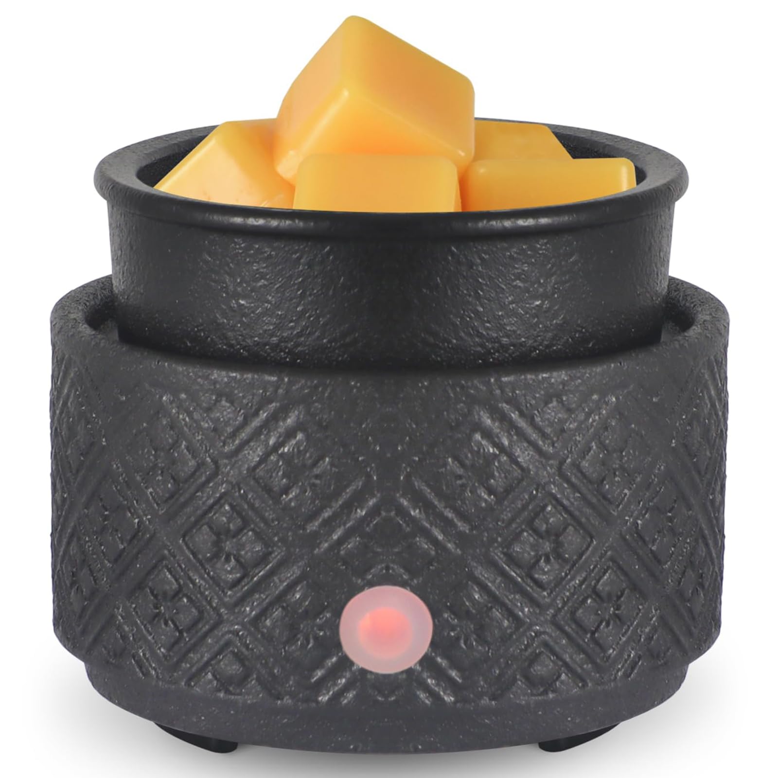 mocosa Wax Melt Warmer for Scented Wax,3-in-1Ceramic Wax Warmer Fragrances Candle Oils, Home Fragrance Wax Burner,Electric Candle Warmer as Gift for Mom Women(Black)