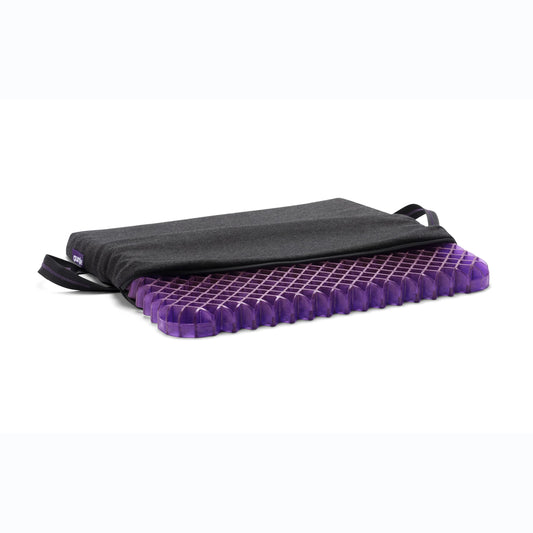 Purple Simply Seat Cushion | Pressure Reducing Grid Designed for Ultimate Comfort | Designed for Cars and Travel | Made in The USA