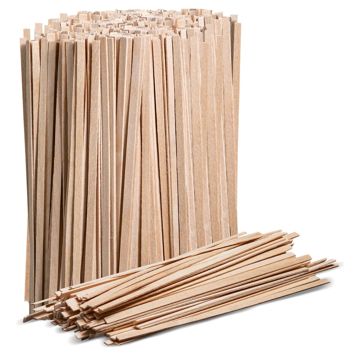 1000 Wooden Coffee Stirrer by Prestee - Disposable 5.5 inches Long Wooden Stir Sticks for Coffee and Cocktails - Smooth, Splinter-Free Beverage Mixers - Ideal for Cafe, Bars and Drink Stations