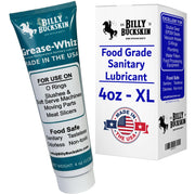 1 x 4 Oz. Tube Grease Whiz Plus, Commercial Food Grade Grease, O Rings Grease for Ice Cream & Slushee Machines, Stand Mixers, Beer Kegs, Water Filters, Pool Filters, Meat Slicers by Billy Buckskin Co.