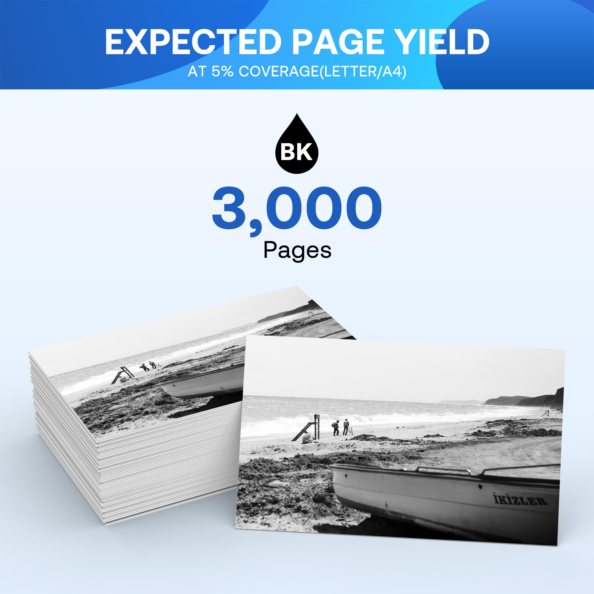 WEAREC Compatible Toner Cartridge Replacement for Brother TN760 TN-760 TN730 with HL-L2350DW HL-L2370DW MFC-L2750DW DCP-L2550DW Printer (Black 4 Pack)