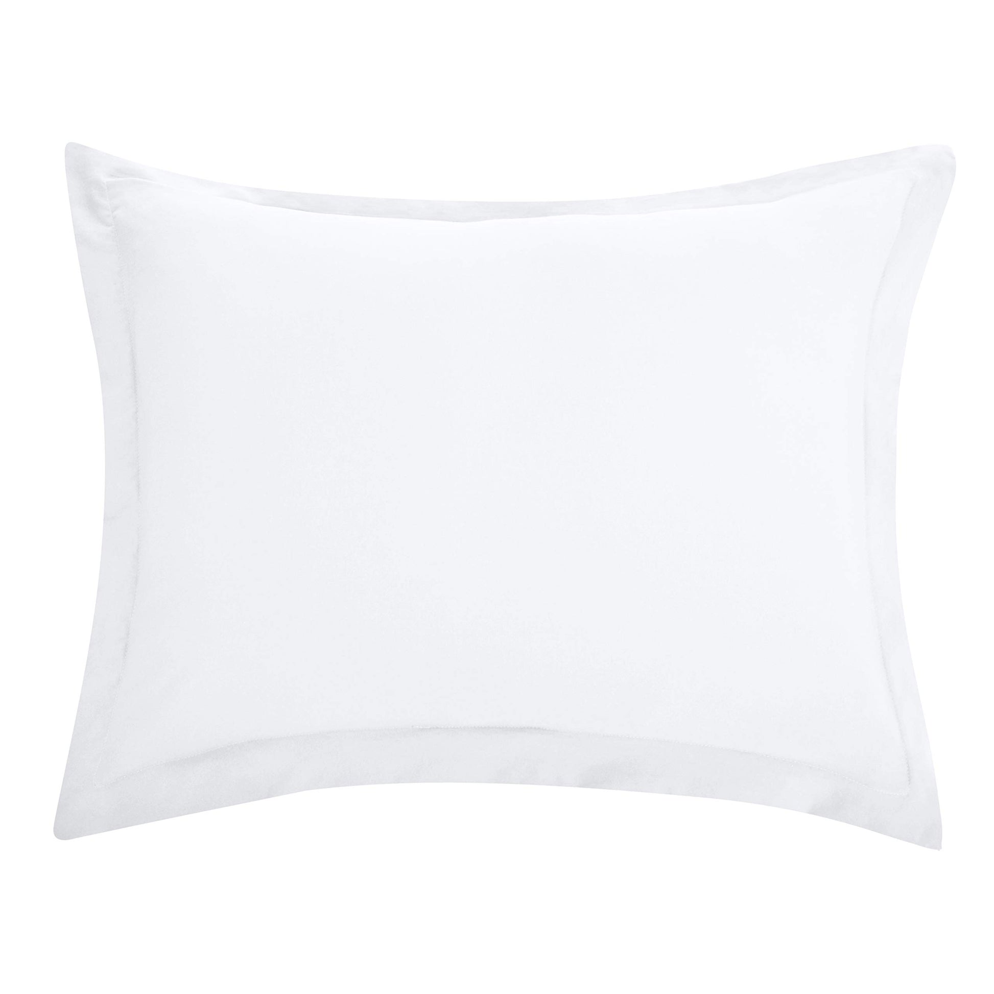 Amazon Basics Lightweight Microfiber 3 Piece Duvet Cover Set with Zipper Closure, Full/Queen, Bright White, Solid