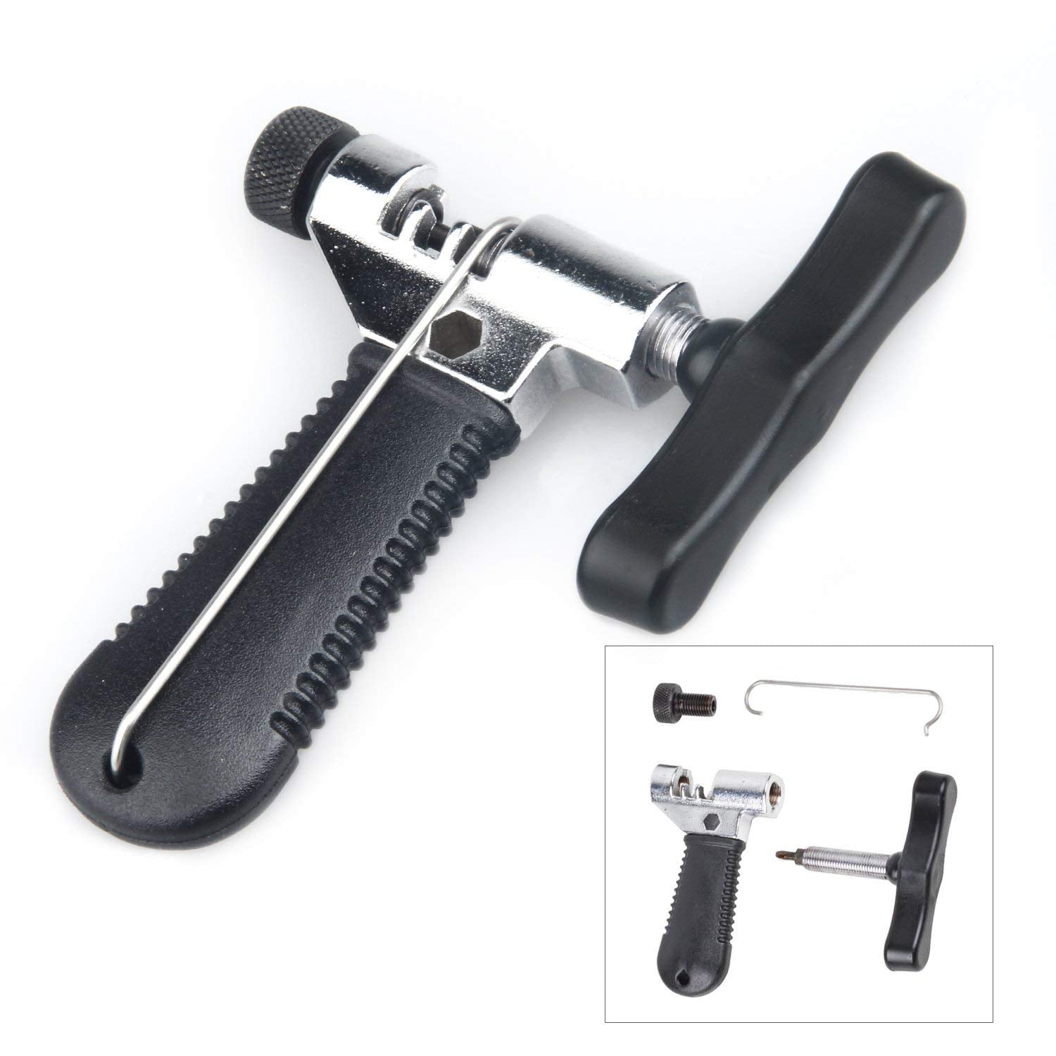 Oumers Universal Bike Chain Tool, Road & Mountain Bicycle Chain Breaker & Installer Kit, Chian Splitter Repair Kit