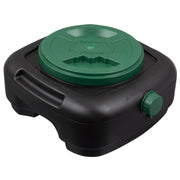 Scepter AM07029 7.3 Quart Oil Drain Pan with Lid, Filter Drain Screen, and Pour Spout for Automotive Fluids Including Engine Oil, Anti-Freeze, Transmission Fluid and More, 12" x 12-3/4" x 5.6"