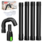 Sealegend Gutter Cleaning Attachment Kit Compatible with EGO 530CFM, 580CFM, 575CFM, 650CFM, 615CFM, LBX6000 Leaf Blowers 360° Adjustable Nozzles Extends Up to 8.3FT for Safe, Efficient Cleaning